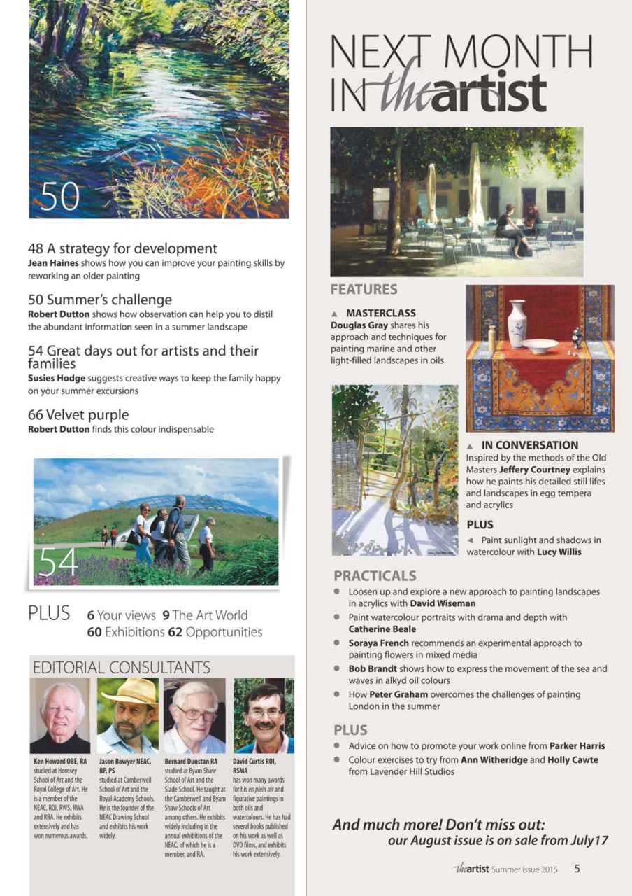 The Artist Preview Pages