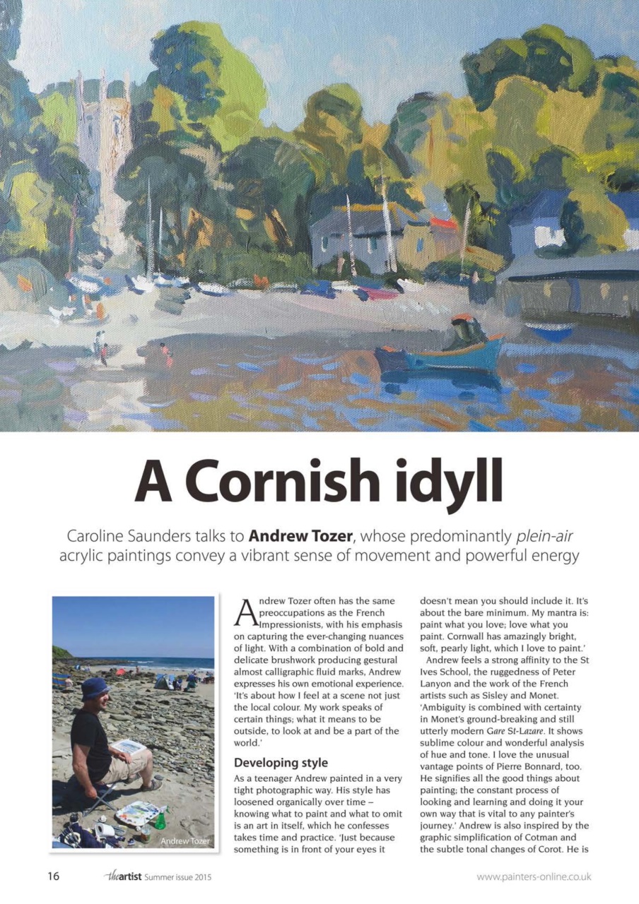 The Artist Preview Pages