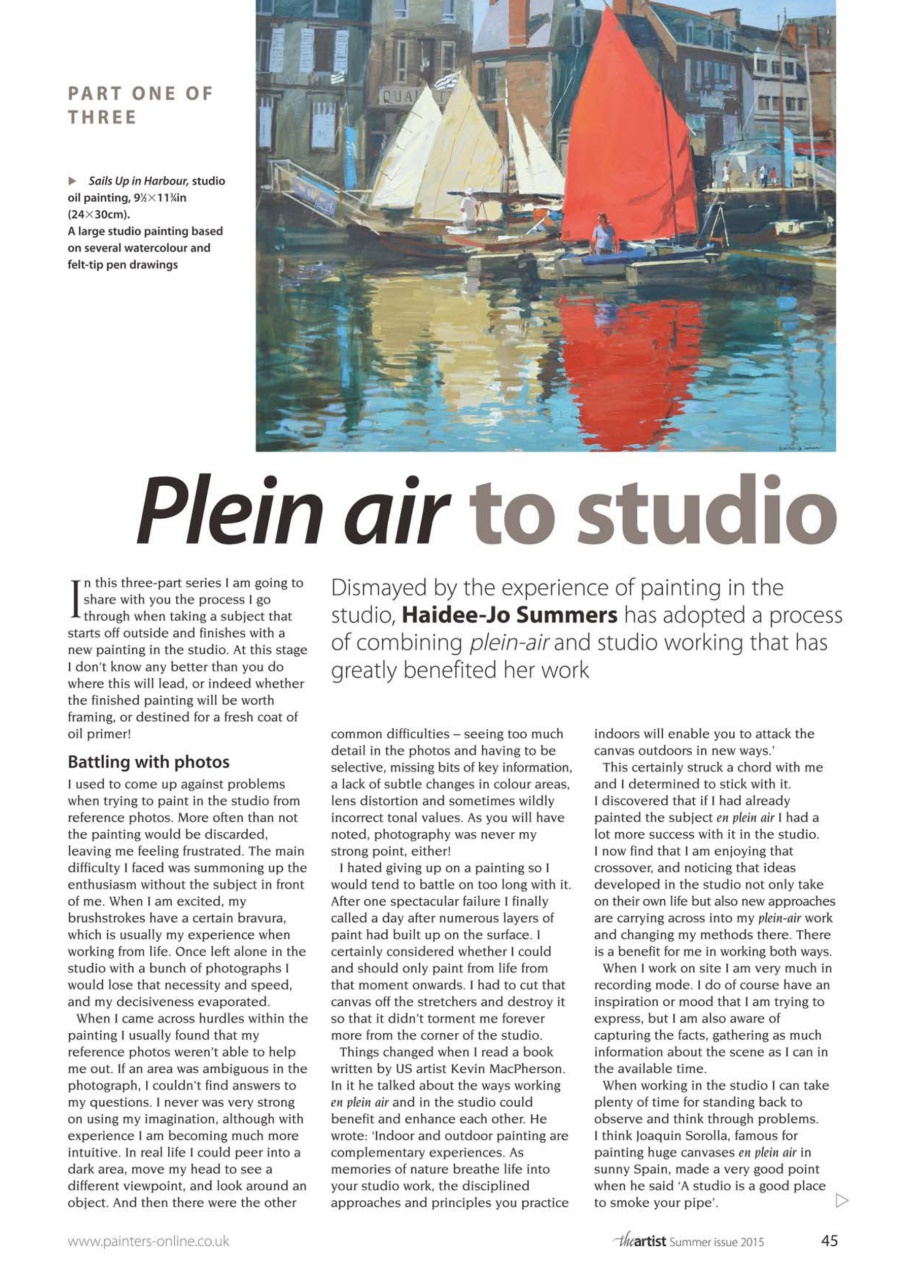 The Artist Preview Pages