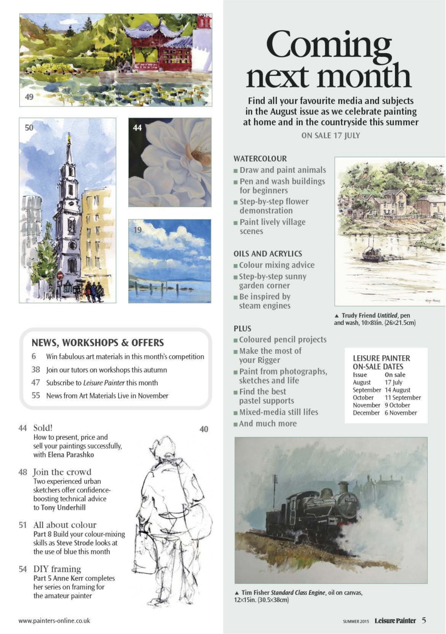 Leisure Painter & The Artist Preview Pages
