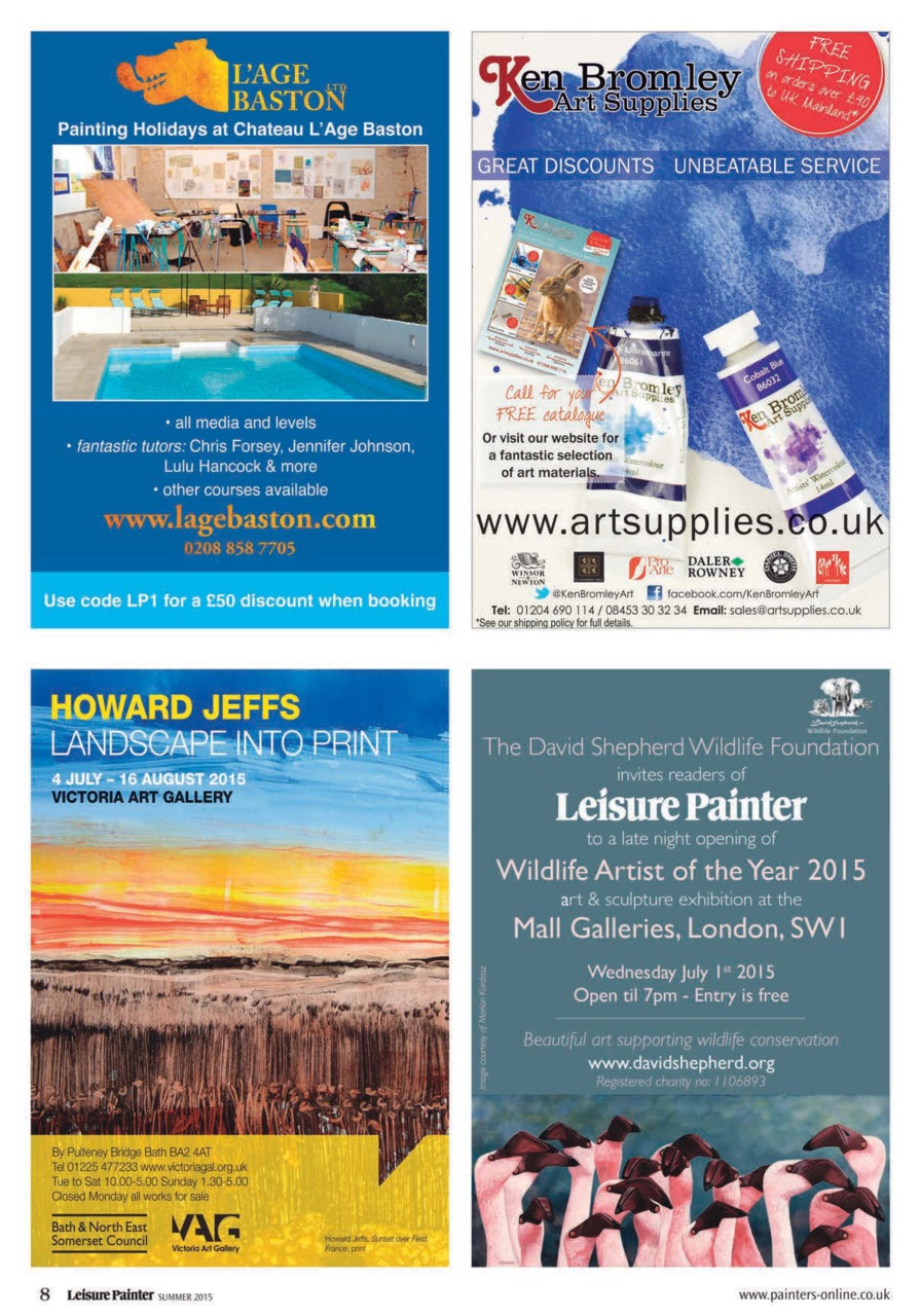 Leisure Painter & The Artist Preview Pages