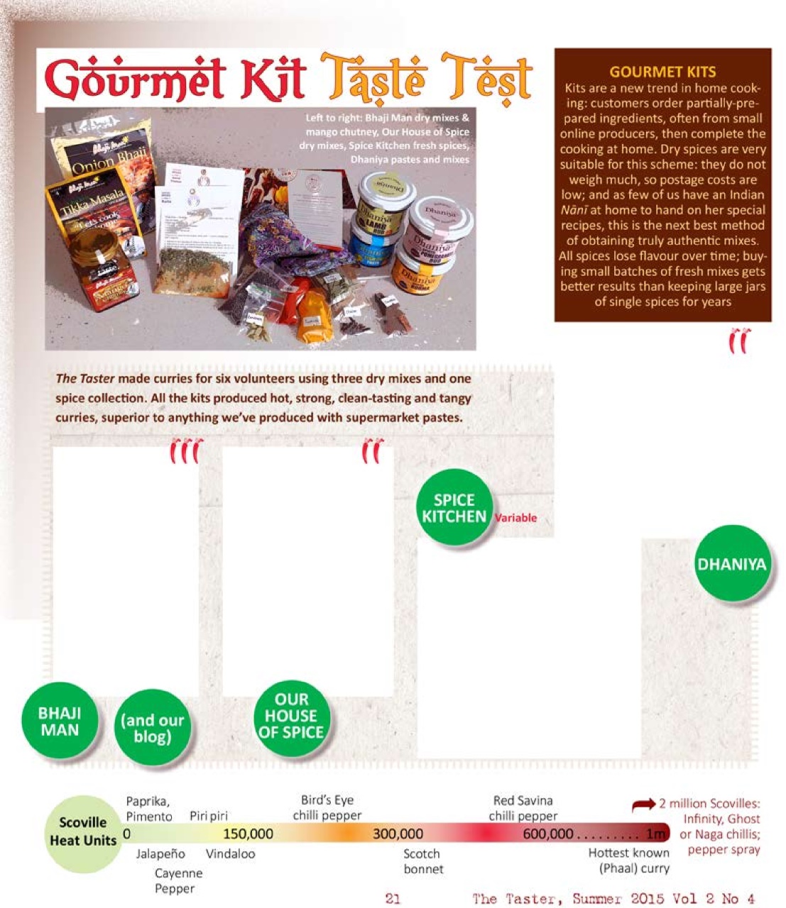 The Taster Magazine Preview Pages