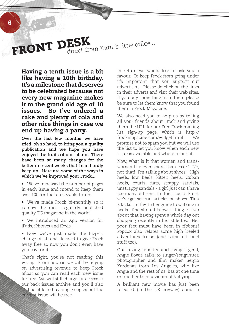 Frock Magazine Preview Pages