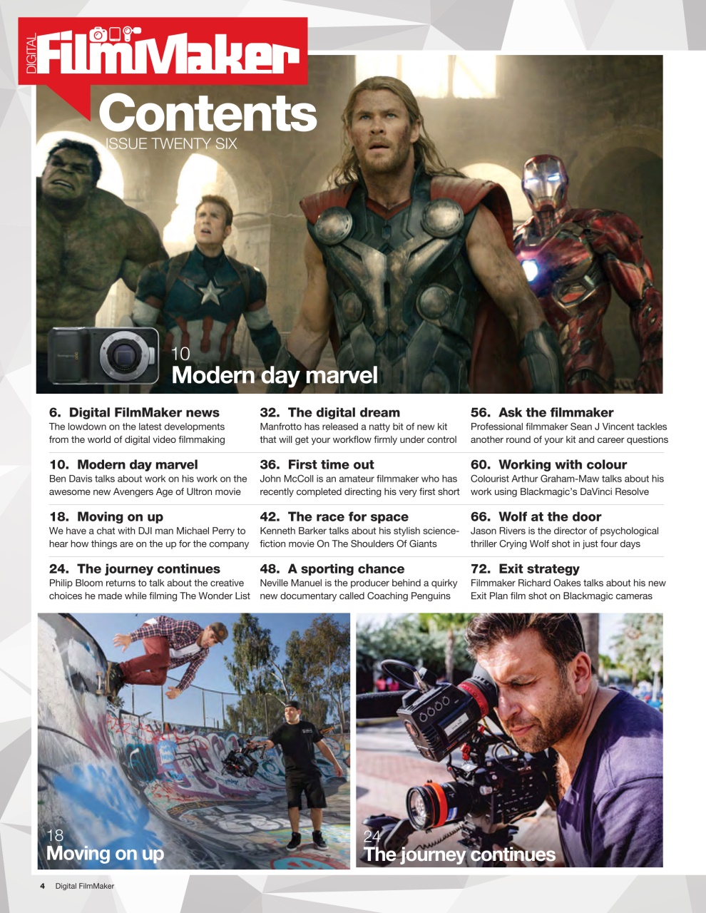 Digital FilmMaker Preview Pages