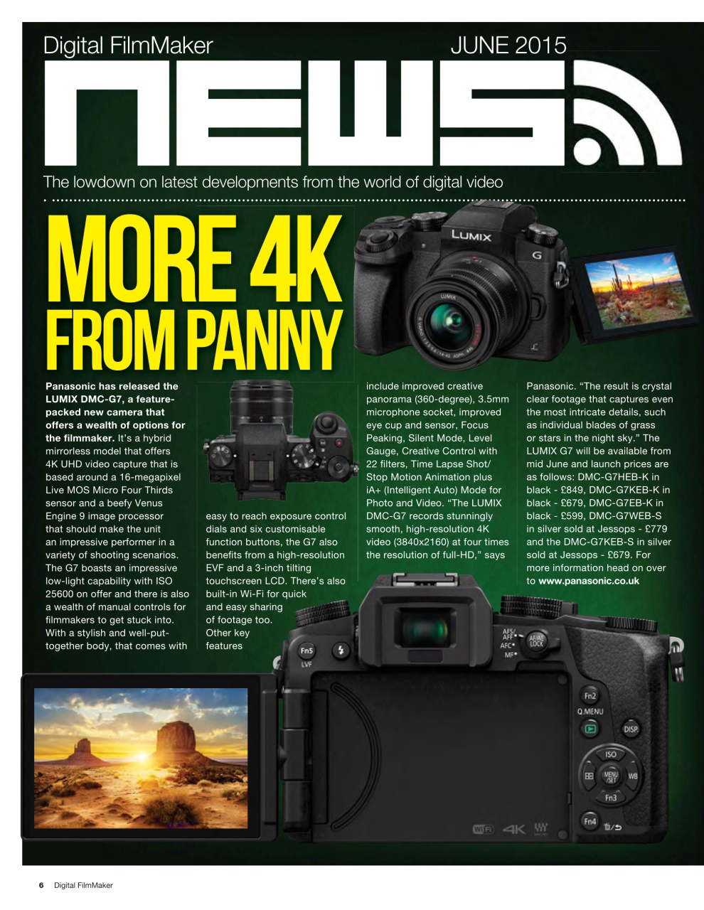 Digital FilmMaker Preview Pages