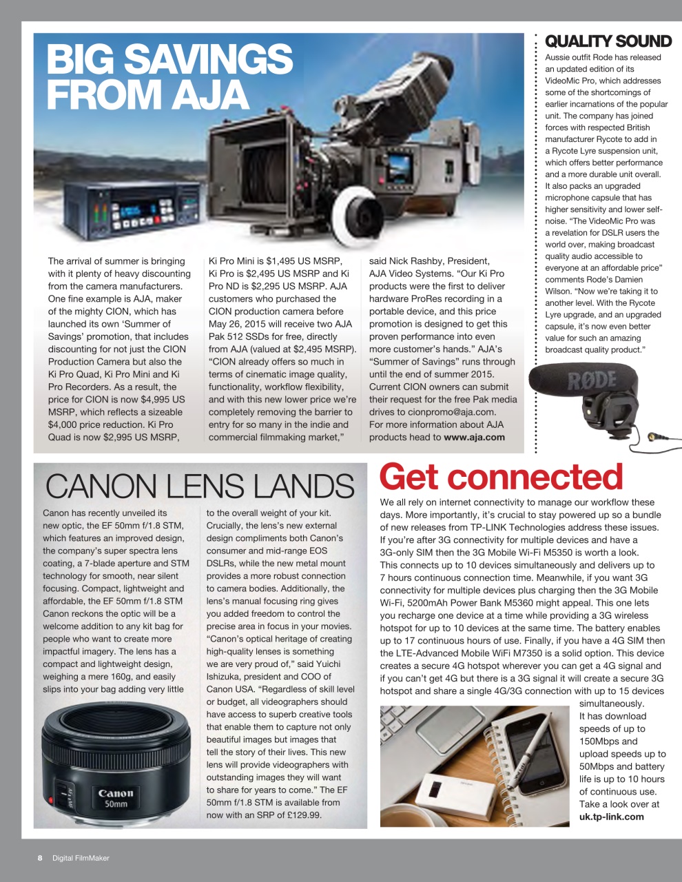 Digital FilmMaker Preview Pages