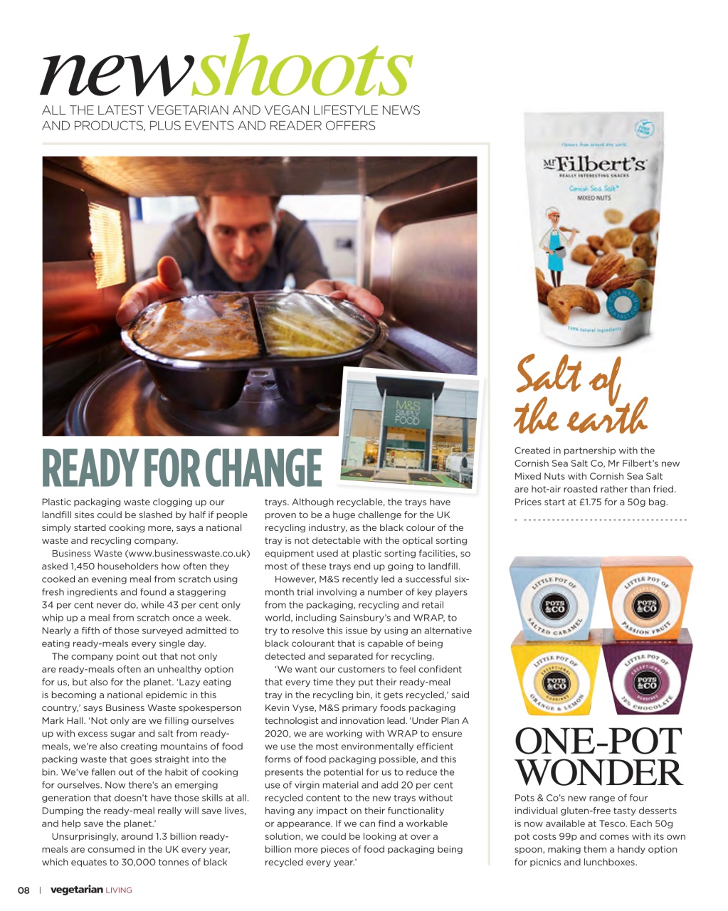 Vegetarian Living Preview Pages