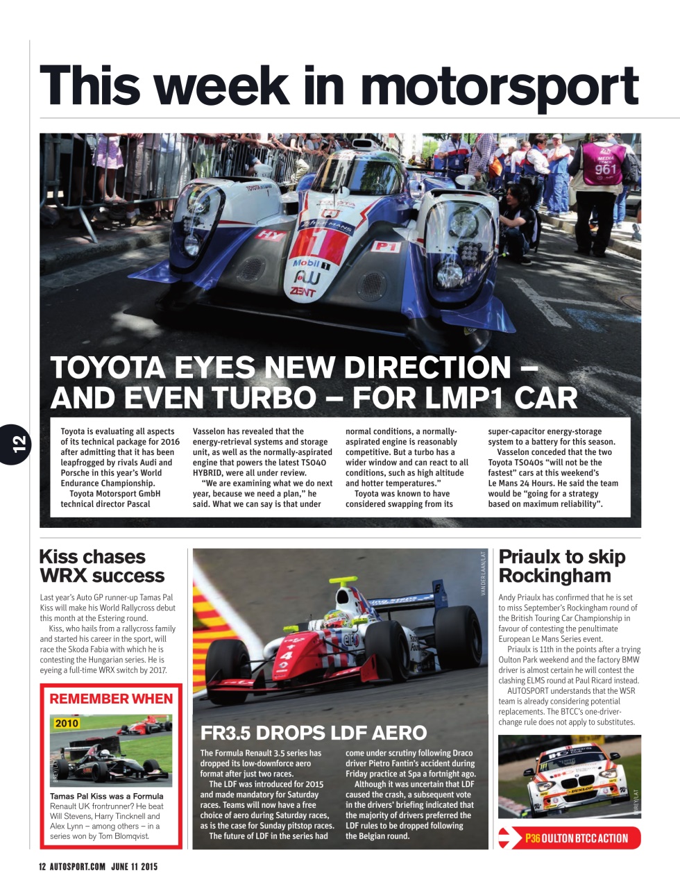 Autosport Preview Pages
