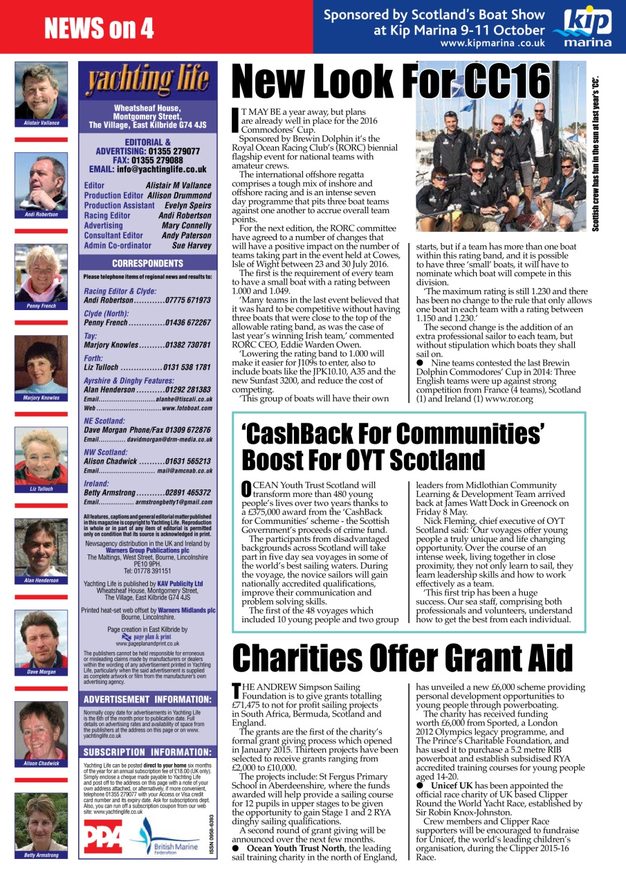 Yachting Life Preview Pages