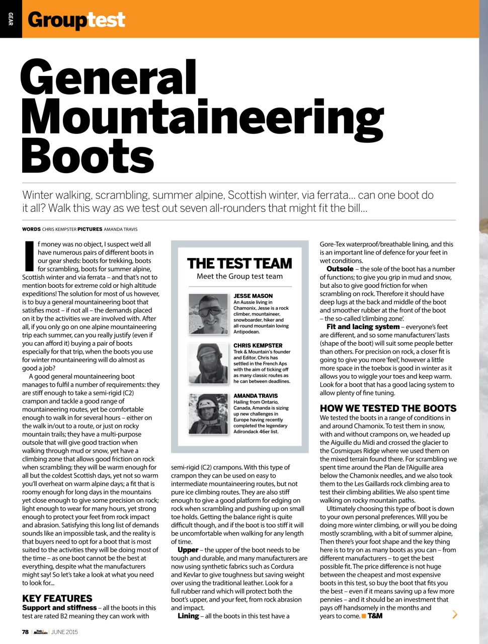 Trek & Mountain Magazine Preview Pages
