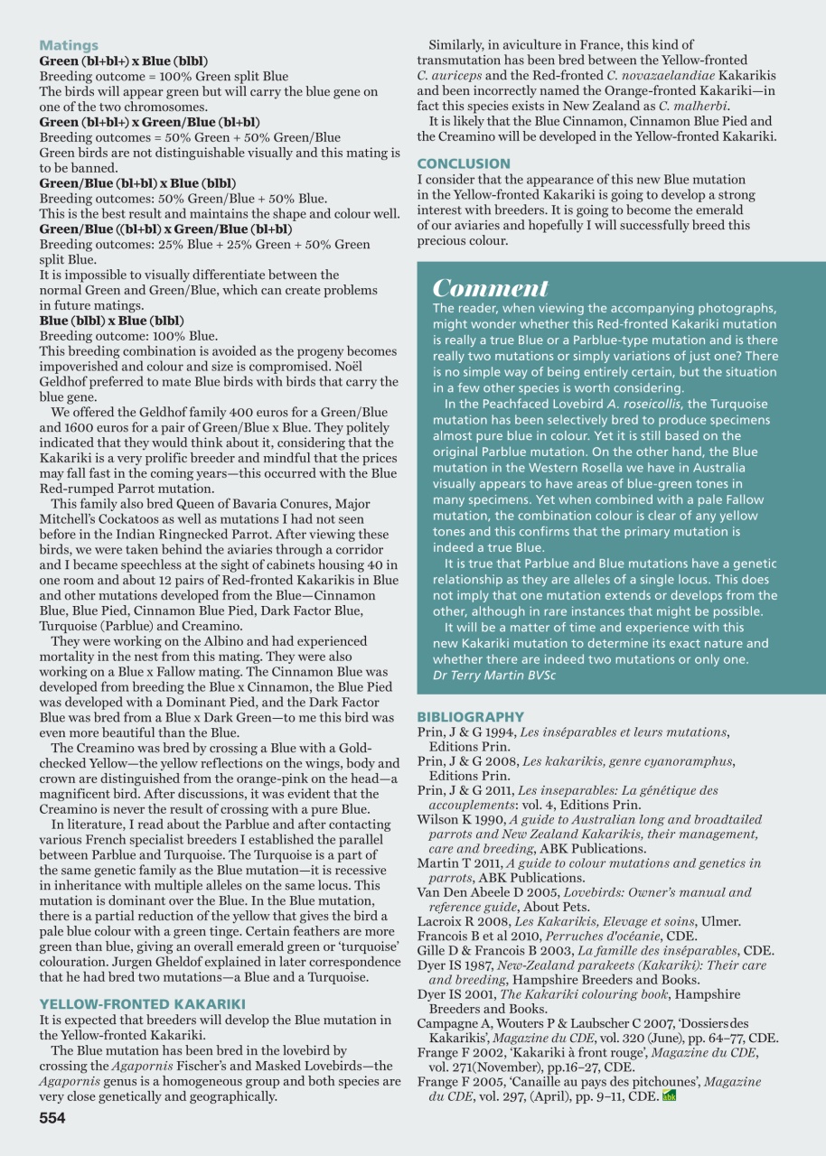 Australian Birdkeeper Magazine Preview Pages