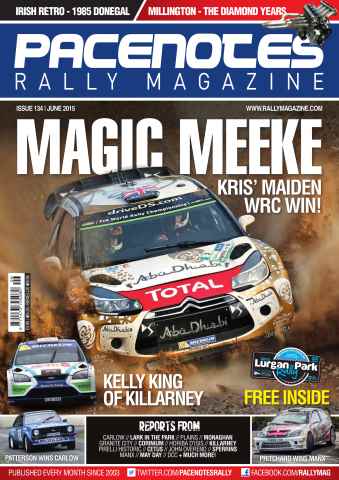 Pacenotes Rally magazine issue Issue 134 - June 2015