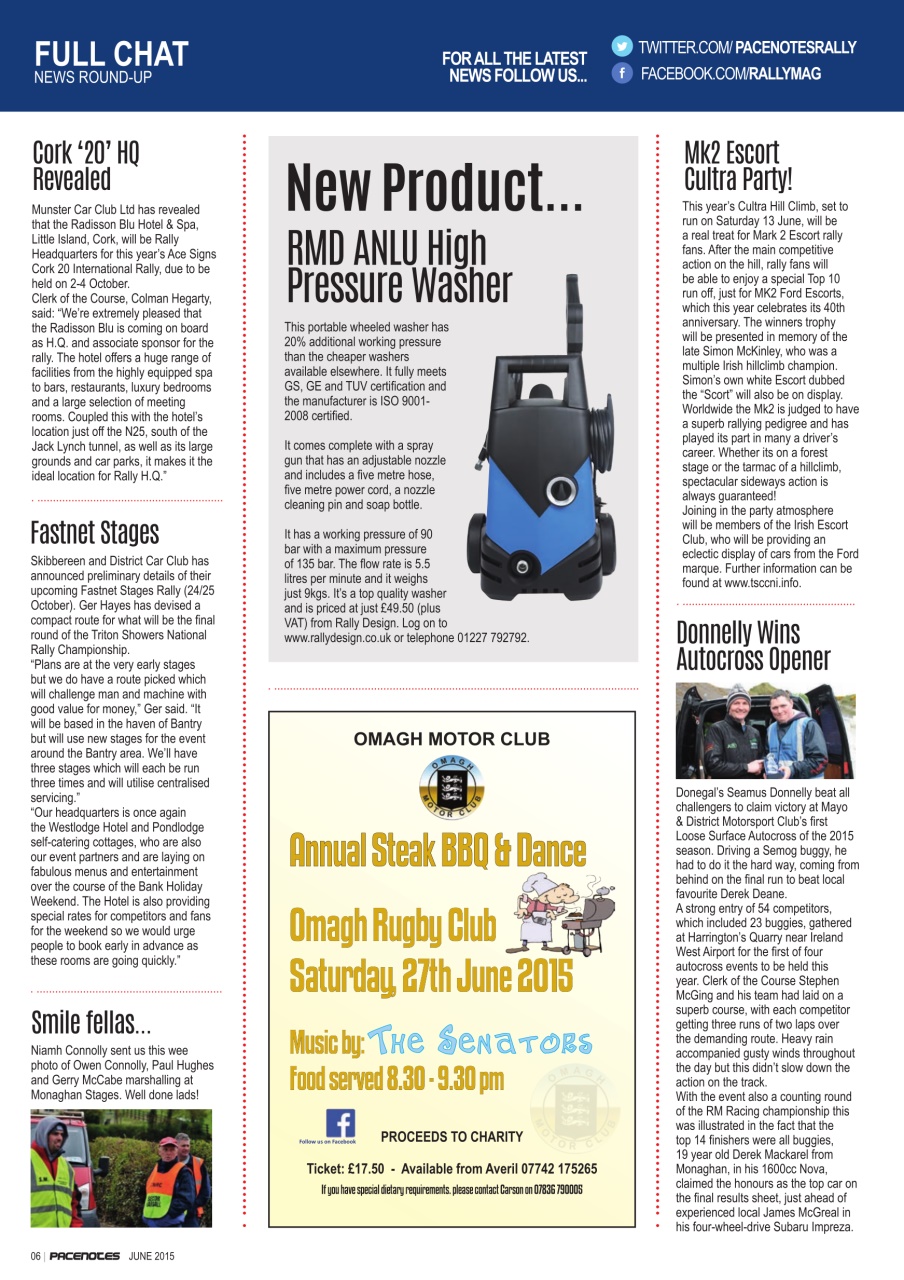 Pacenotes Rally magazine Preview Pages