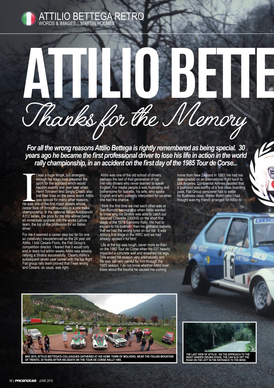 Pacenotes Rally magazine Preview Pages