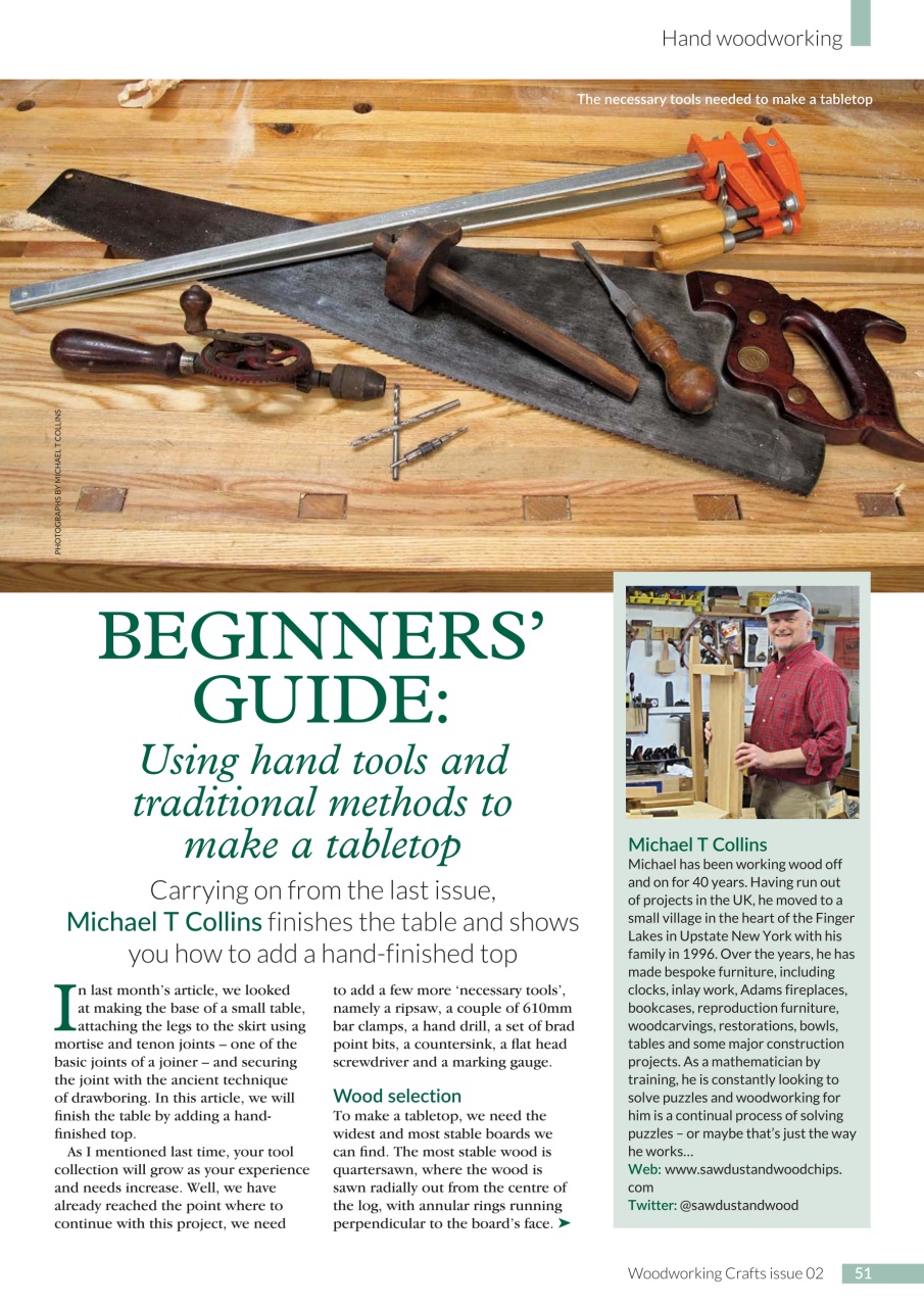 Woodworking Crafts Magazine Preview Pages