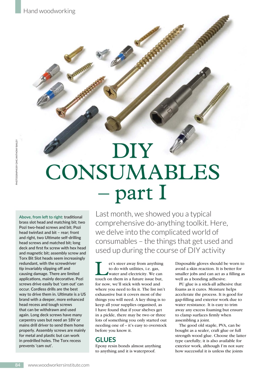 Woodworking Crafts Magazine Preview Pages