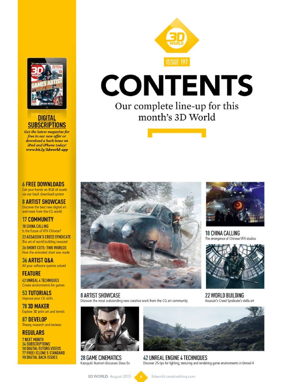 3D World Preview Pages