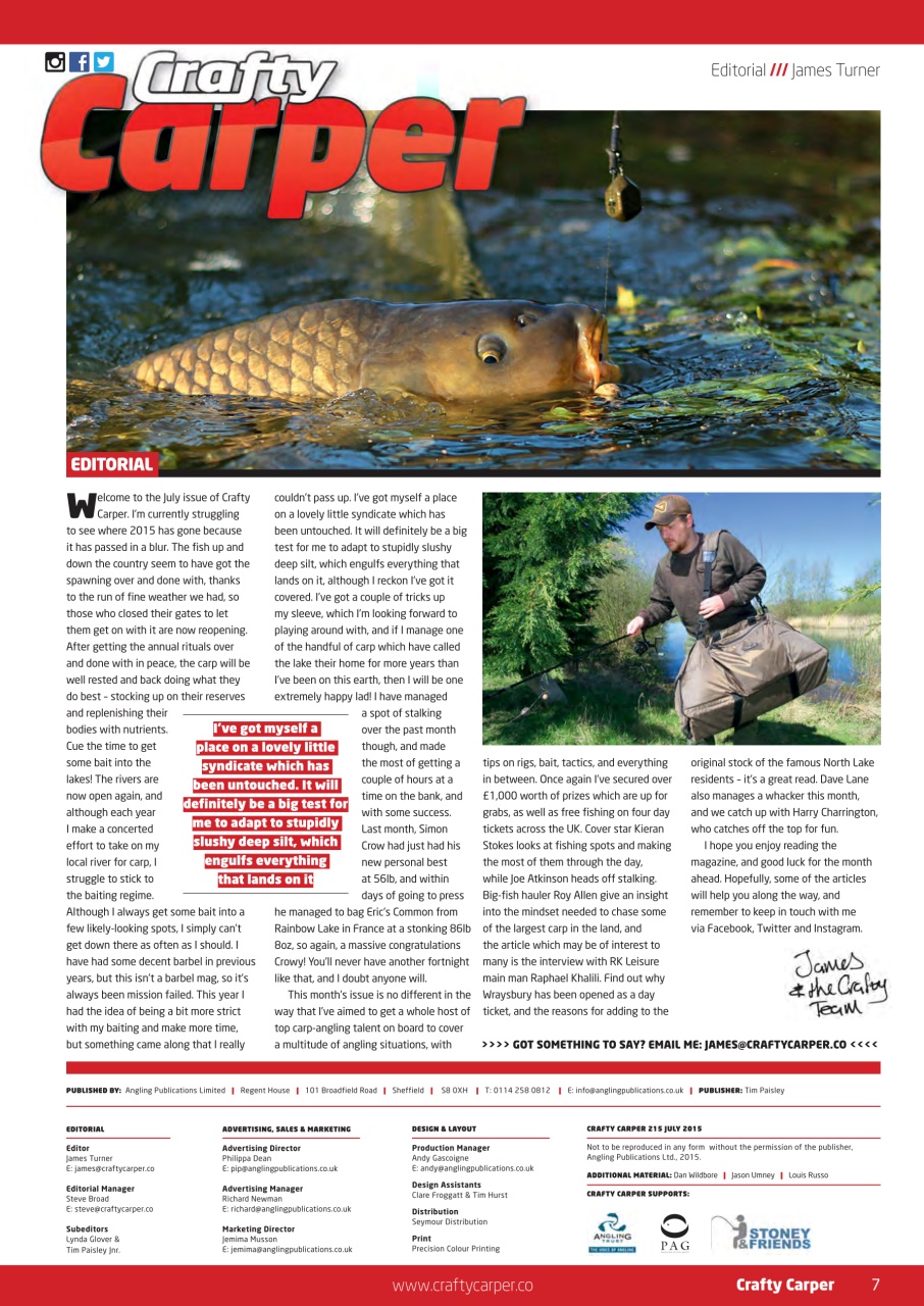 Crafty Carper Preview Pages