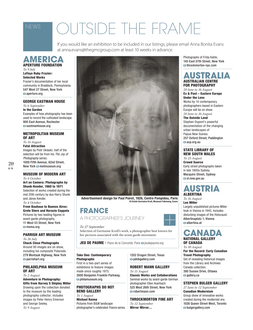 Black+White Photography Preview Pages