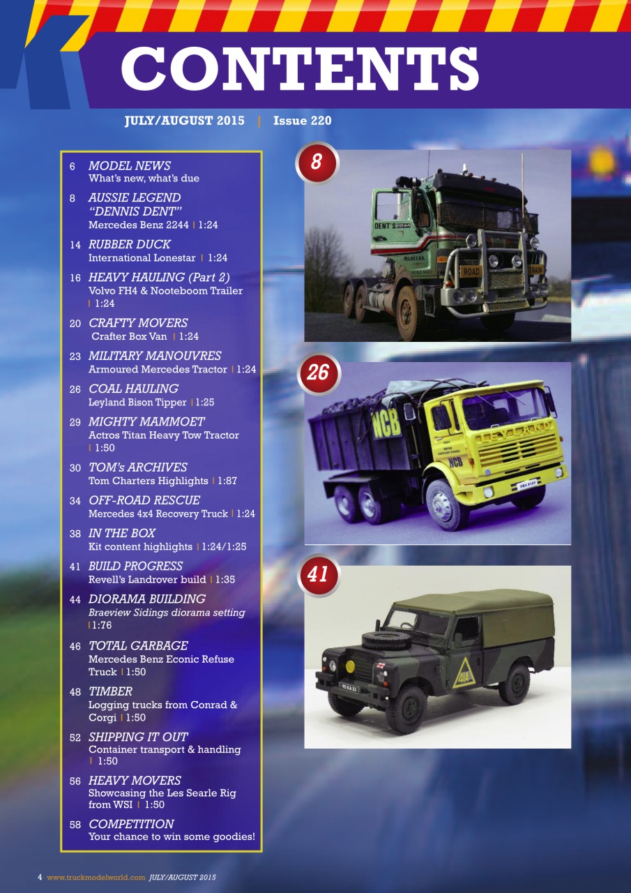 Model Car Truck Motorcycles World Preview Pages