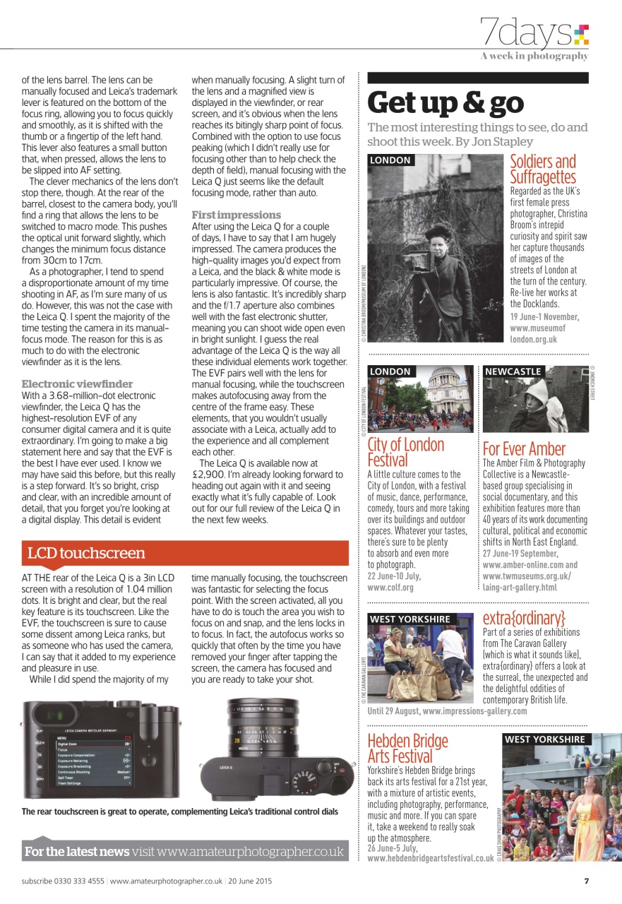 Amateur Photographer Preview Pages