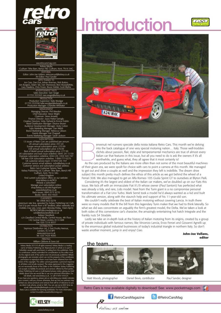 Retro Cars Preview Pages