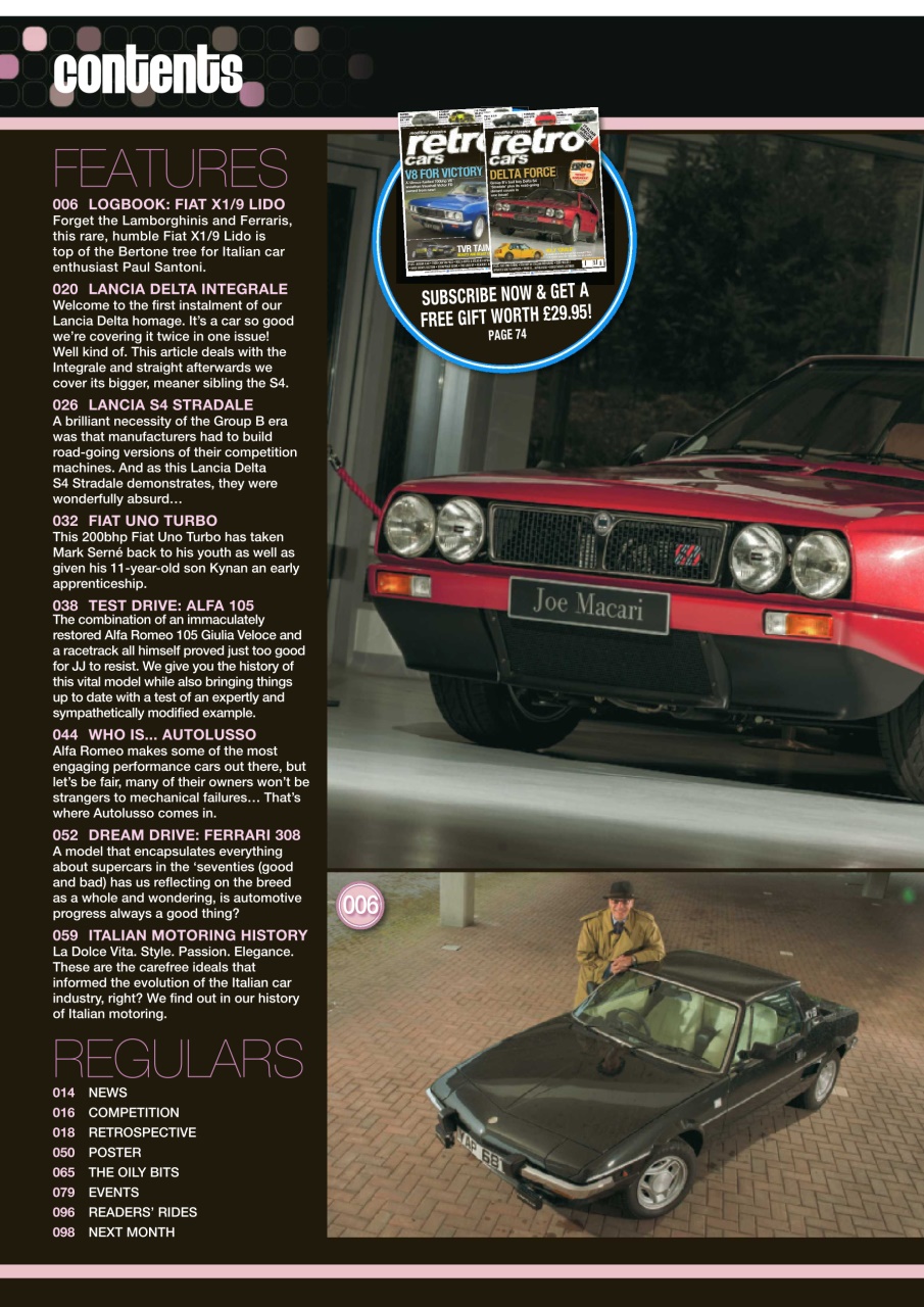 Retro Cars Preview Pages