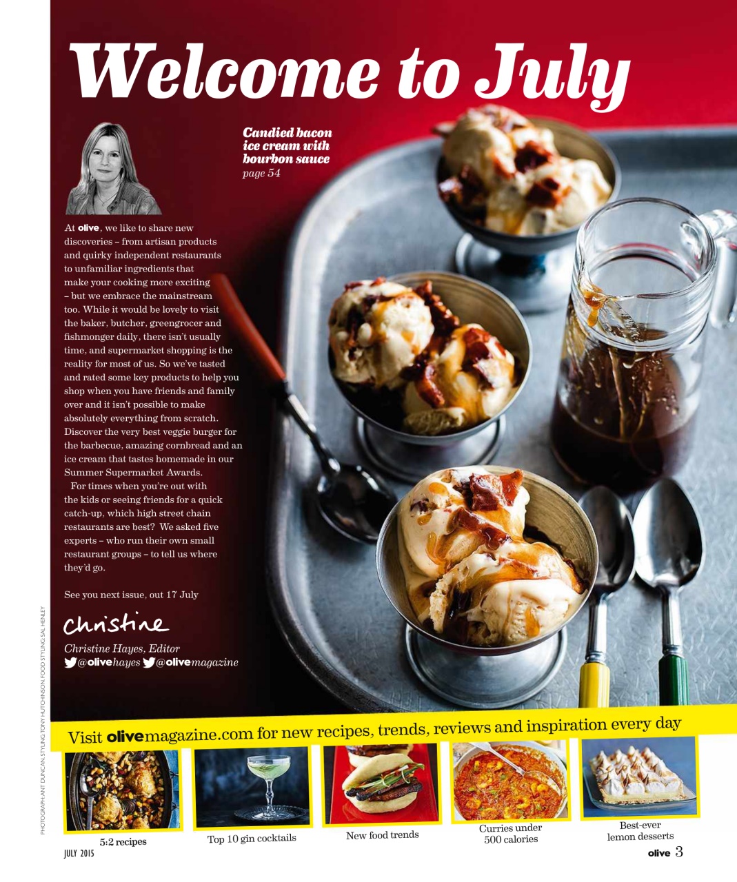 Olive Magazine Preview Pages