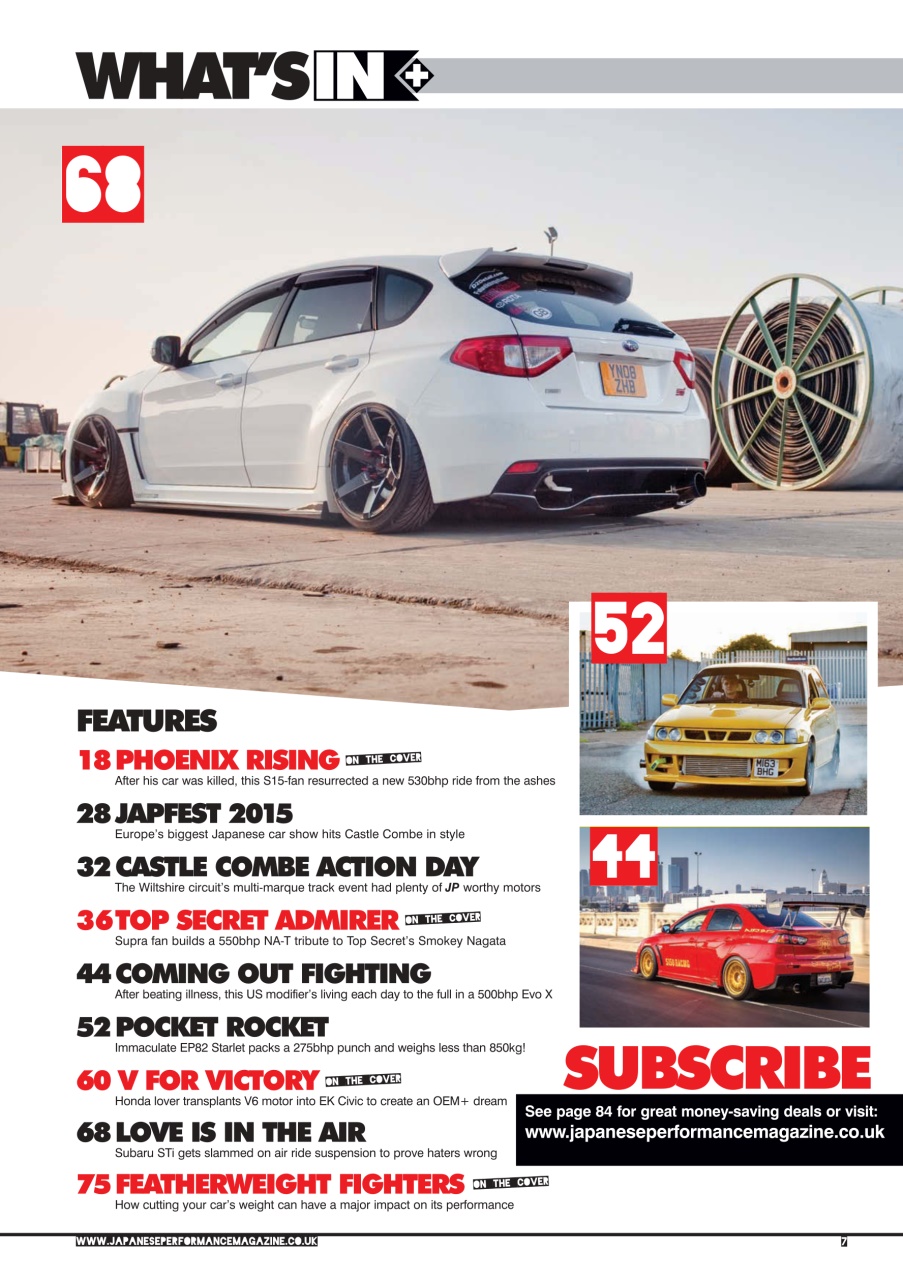 Japanese Performance Preview Pages