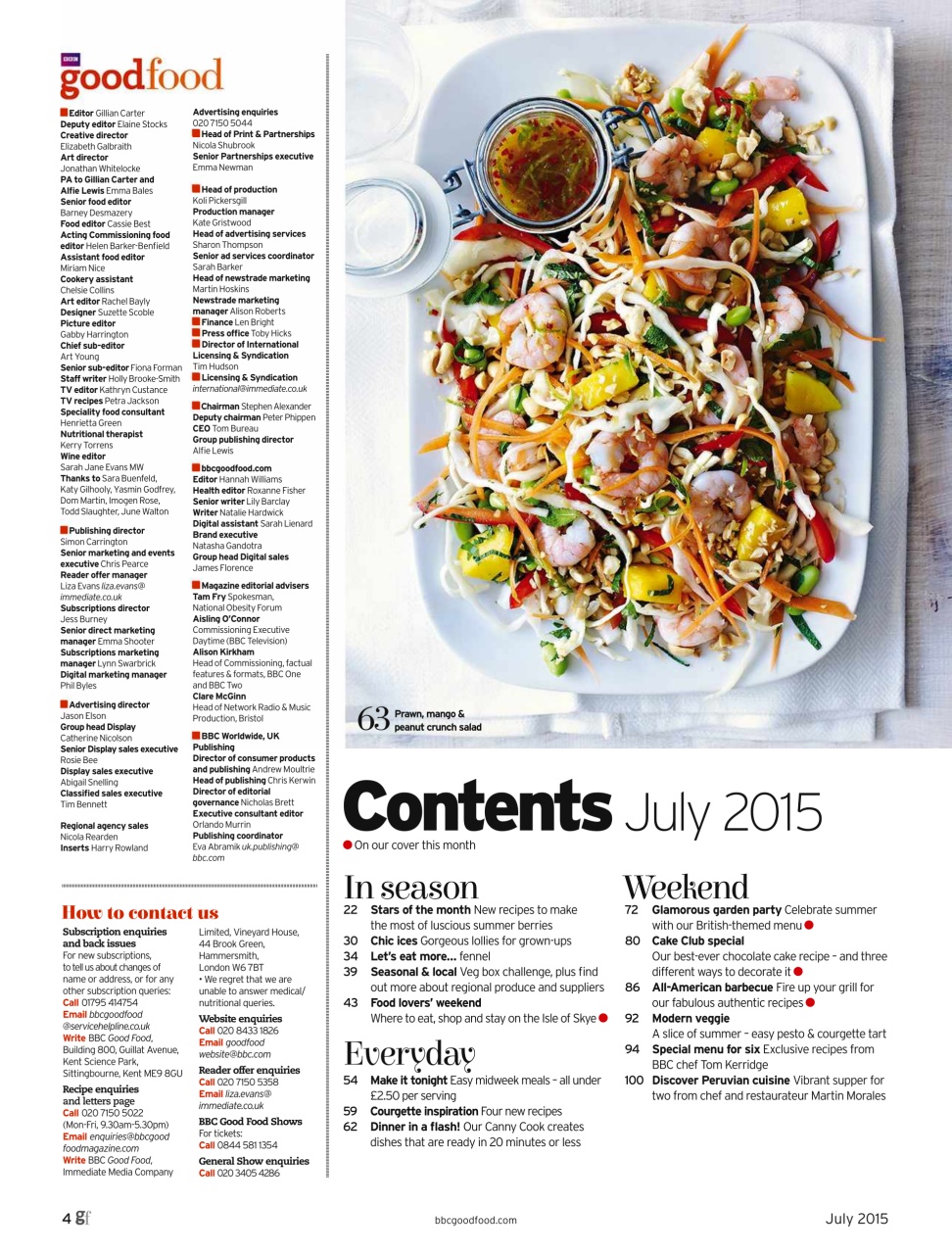 Good Food Magazine Preview Pages