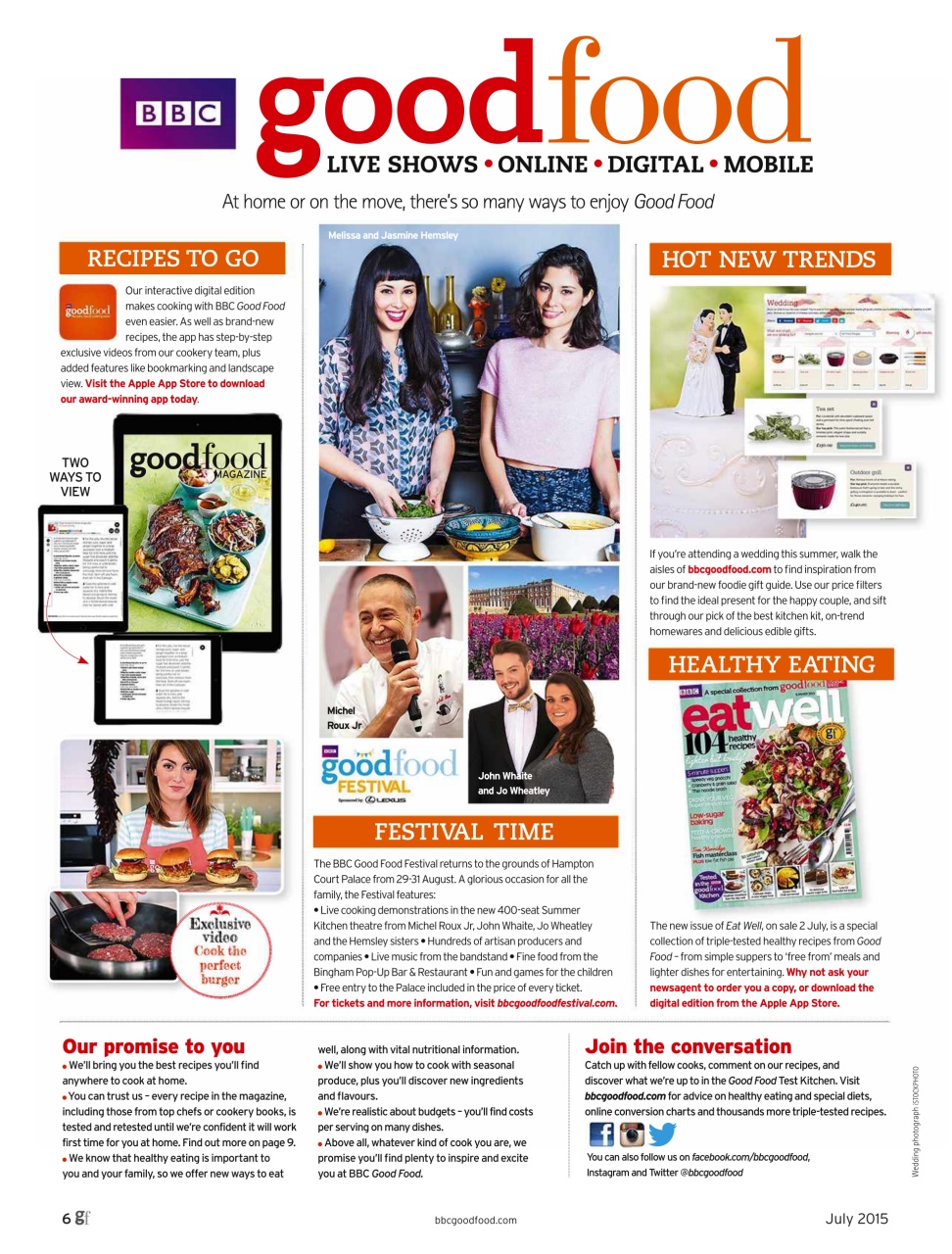 Good Food Magazine Preview Pages