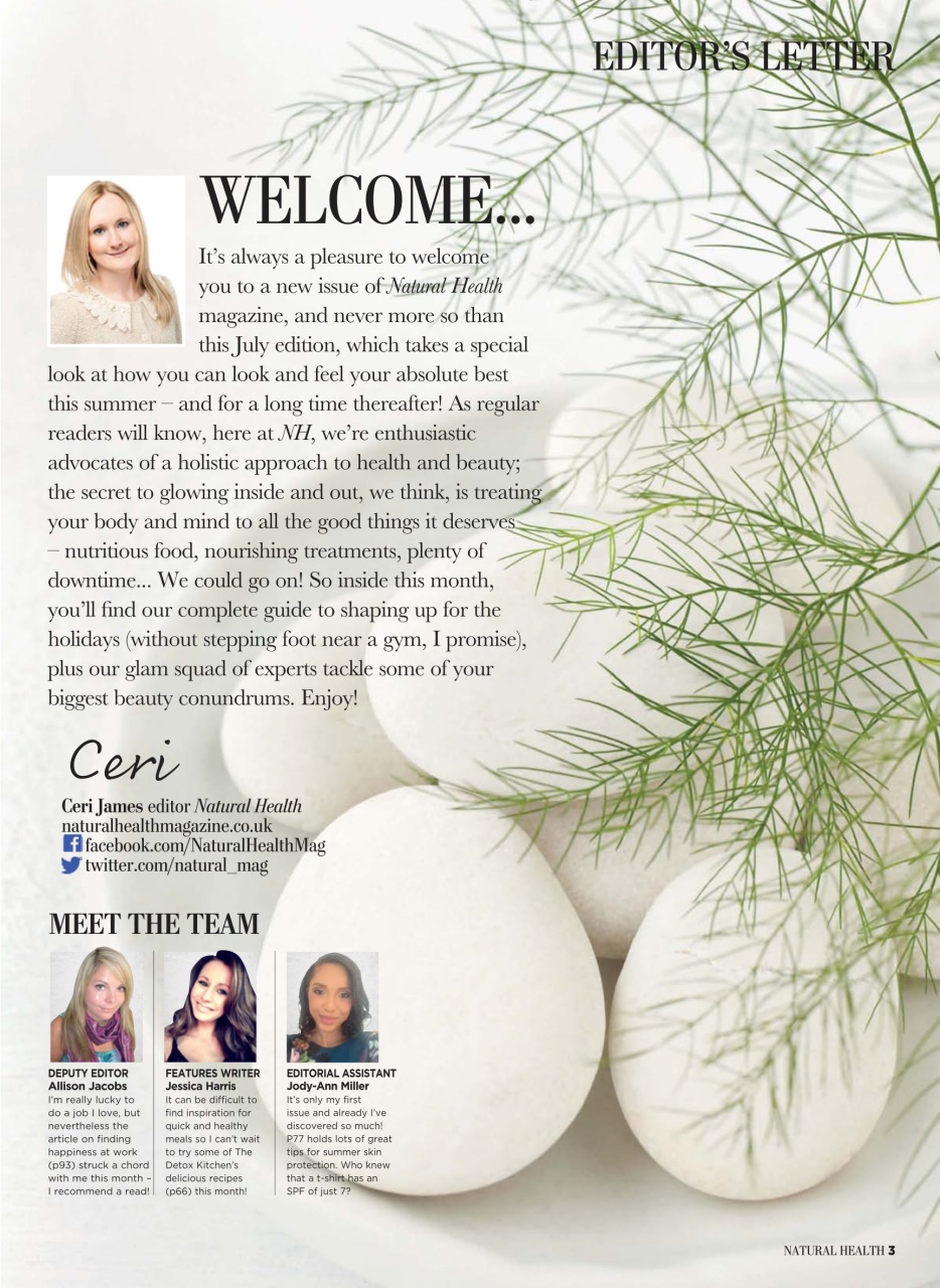 Natural Health Preview Pages