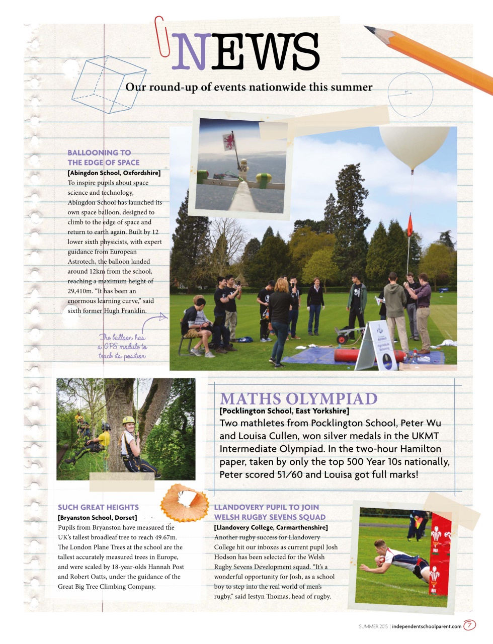 Independent School Parent Preview Pages