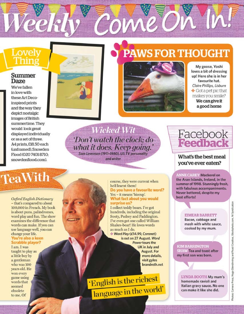 Woman's Weekly Preview Pages