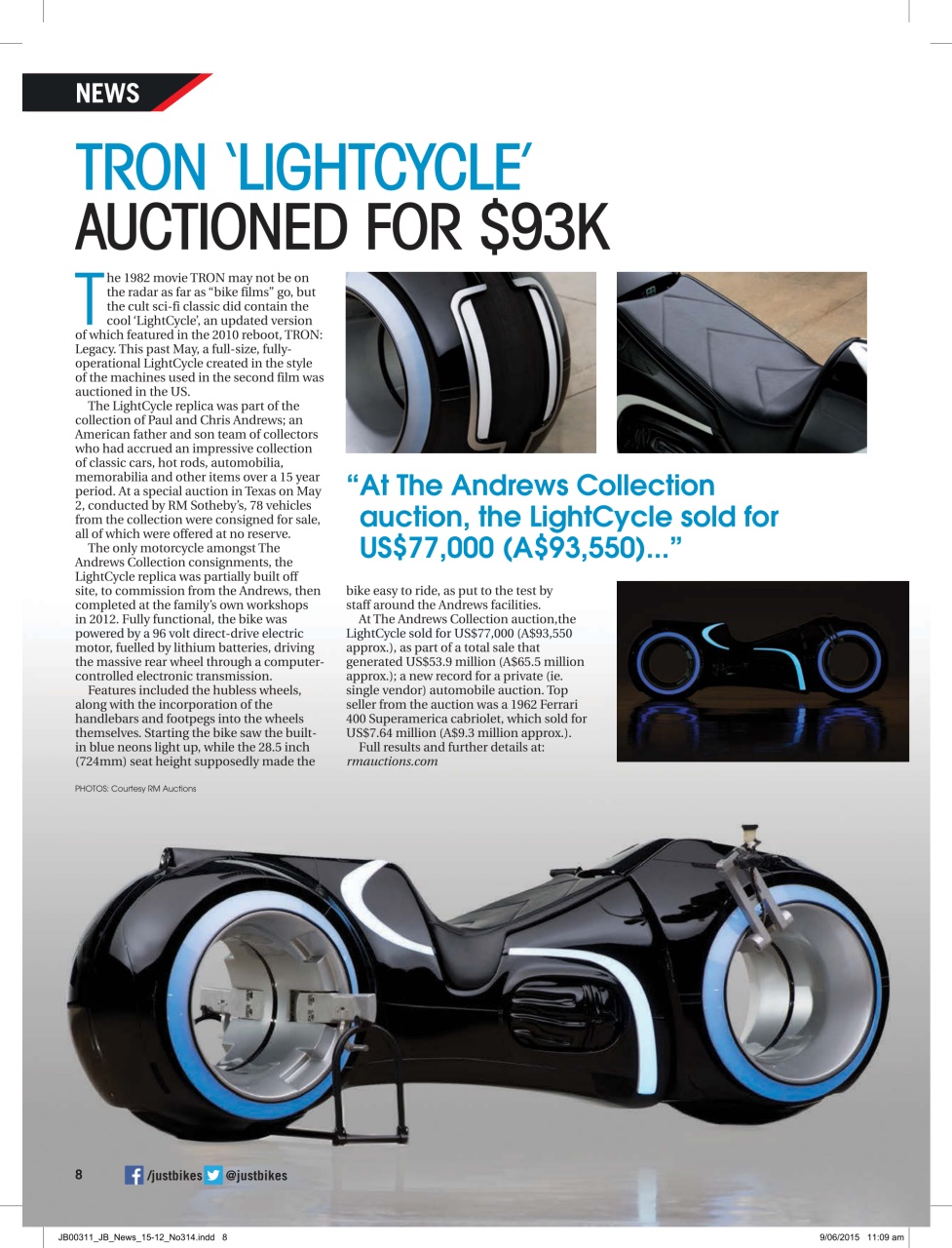 JUST BIKES Preview Pages