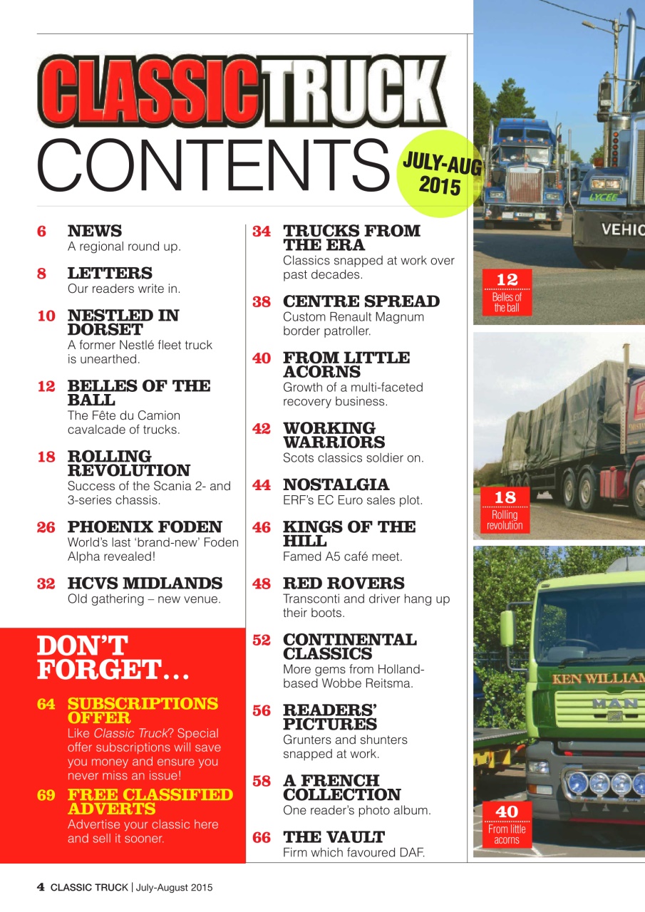 Classic Truck (OLD) Preview Pages