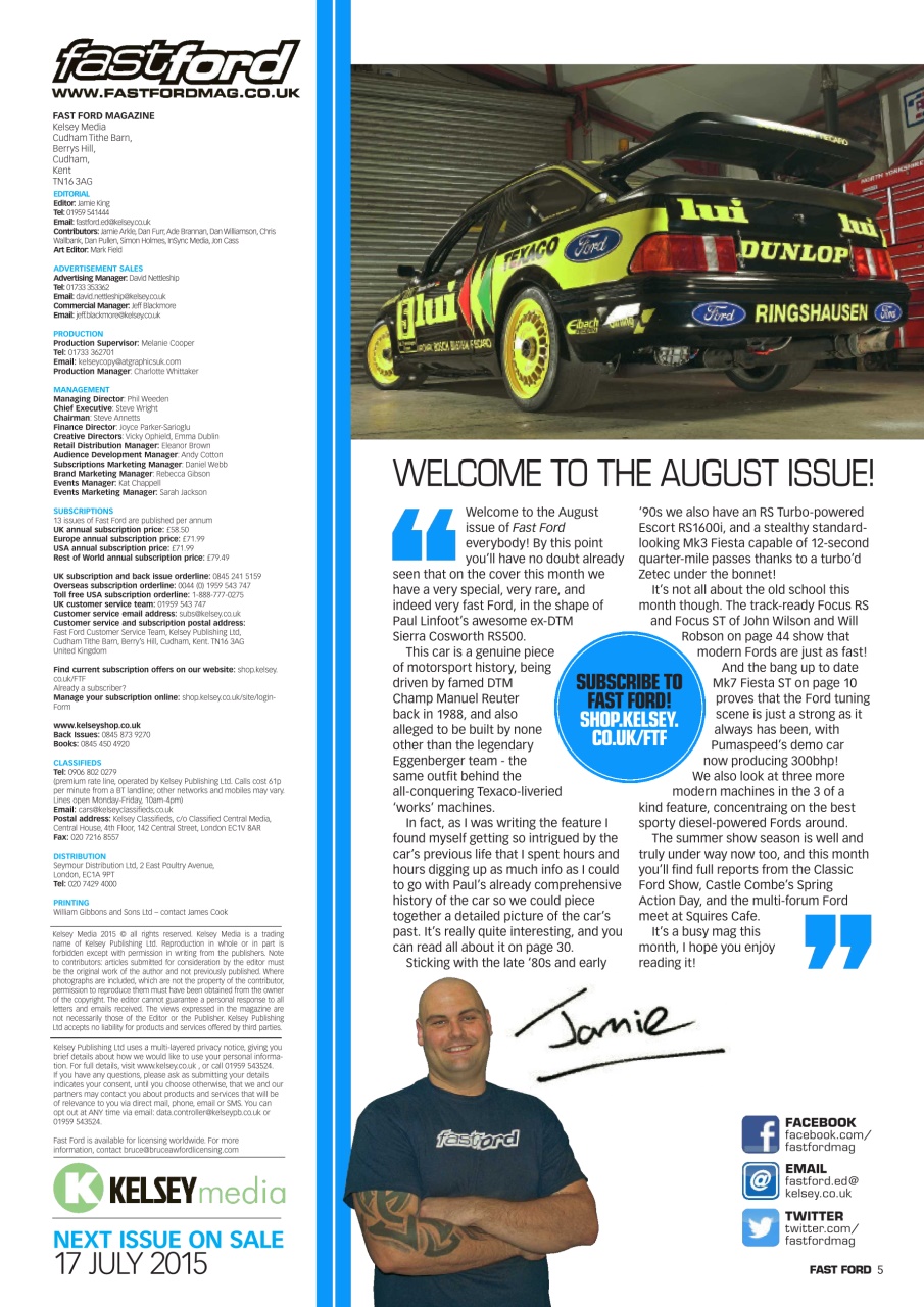 Fast Ford Preview Pages