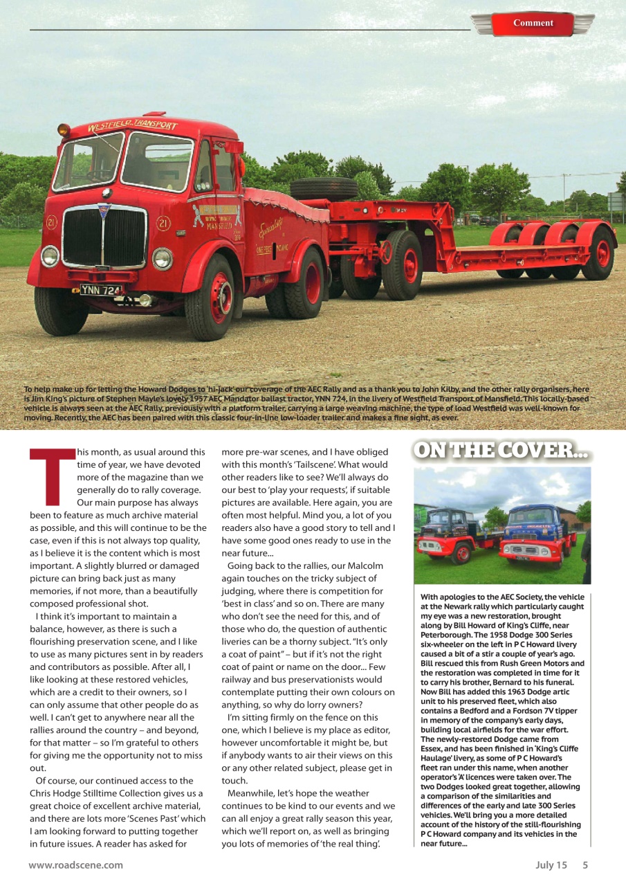 Vintage Roadscene Preview Pages