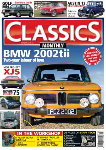 Classics World issue No.231 BMW 2002tii