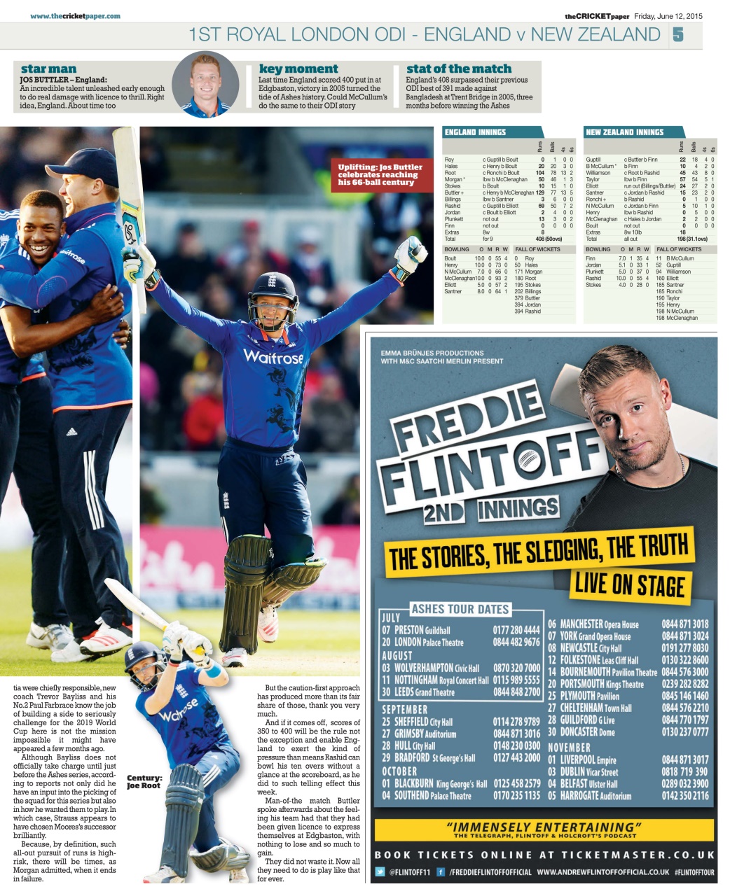 The Cricket Paper Preview Pages