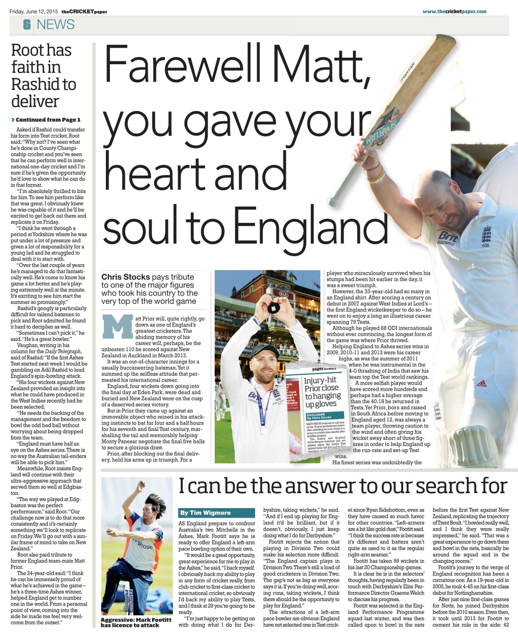 The Cricket Paper Preview Pages