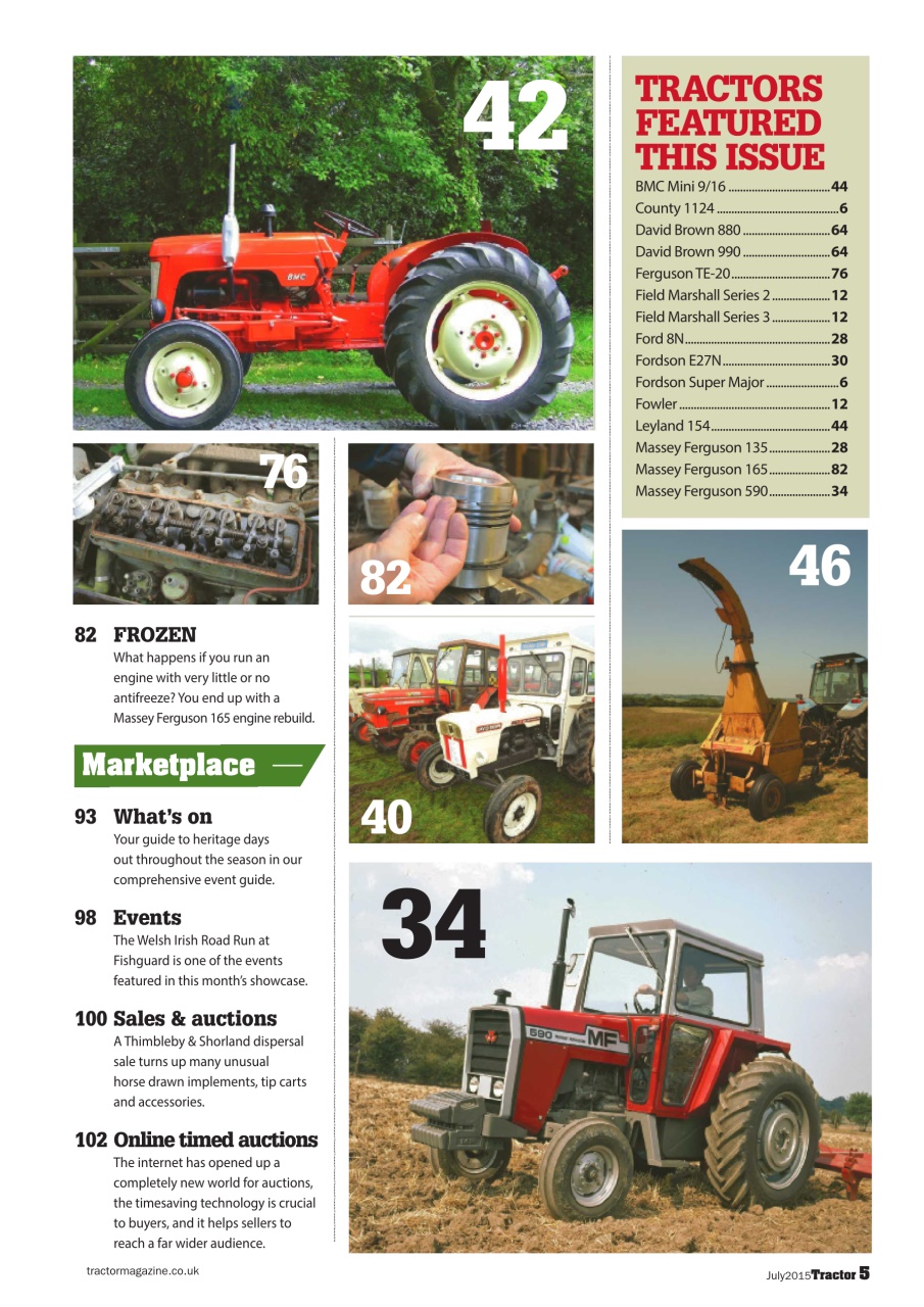 Tractor & Farming Heritage Magazine Preview Pages