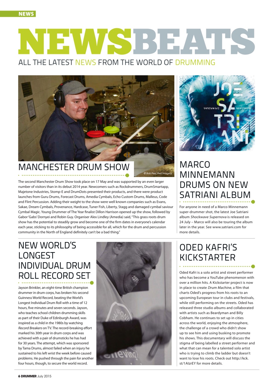 iDrum magazine: Never miss a beat Preview Pages
