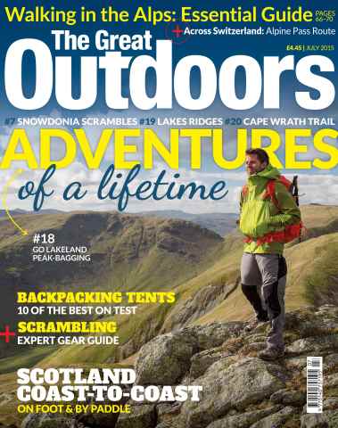 TGO - The Great Outdoors Magazine issue July 2015