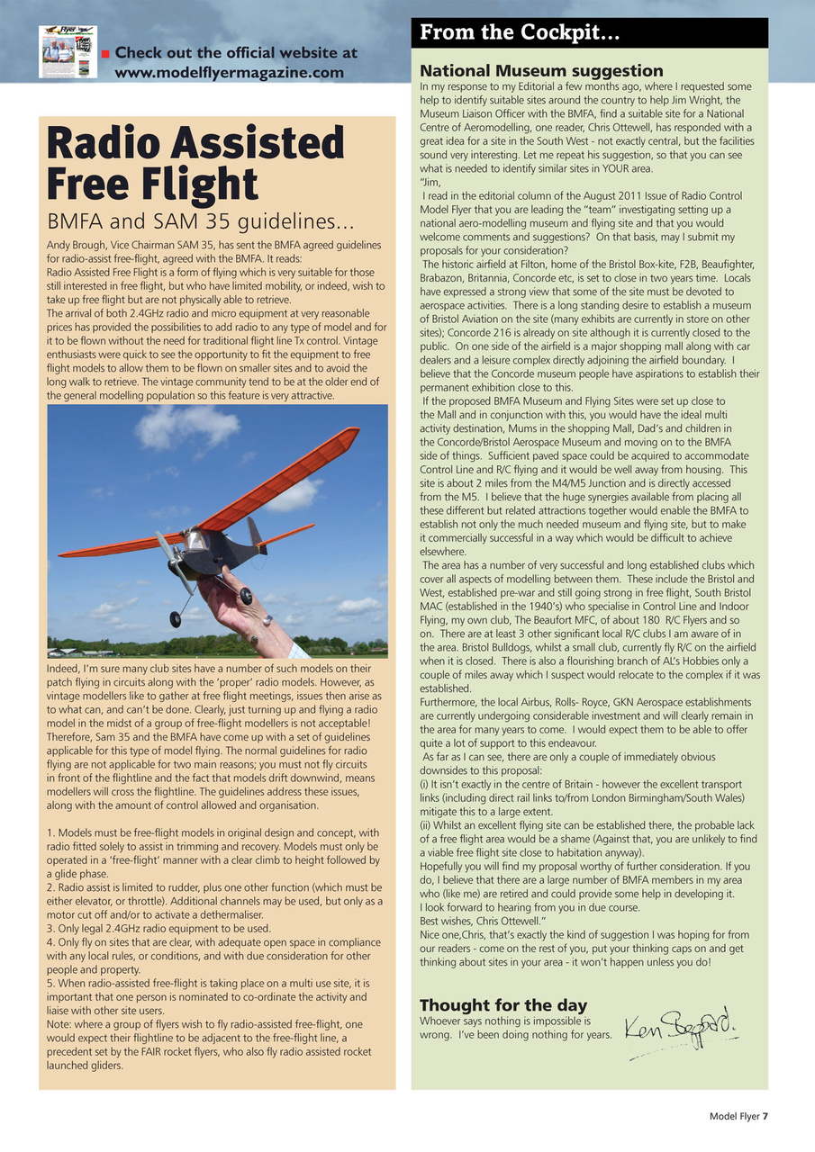 Radio Control Model Flyer Preview Pages