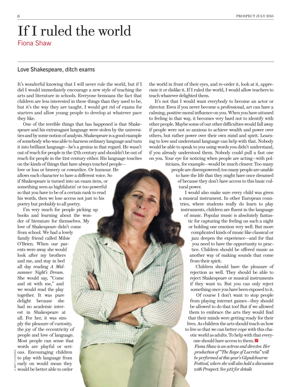 Prospect Magazine Preview Pages