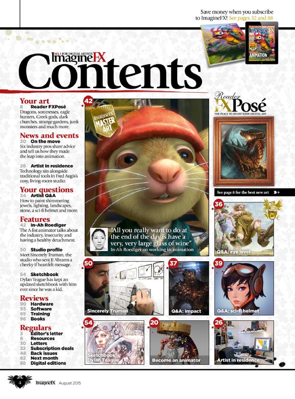 ImagineFX Preview Pages