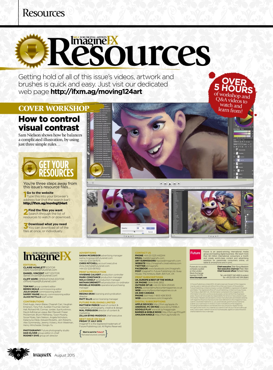 ImagineFX Preview Pages