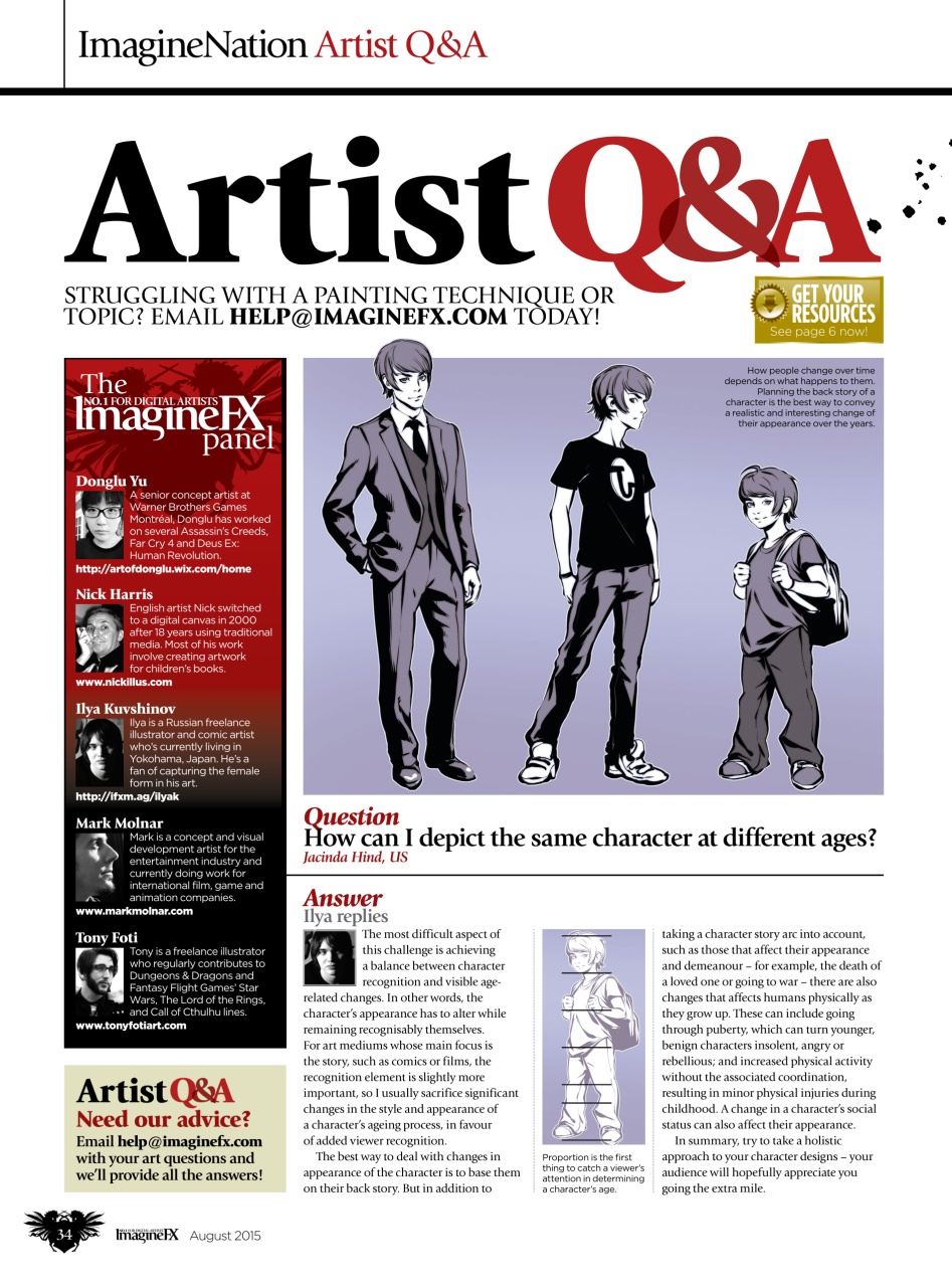 ImagineFX Preview Pages