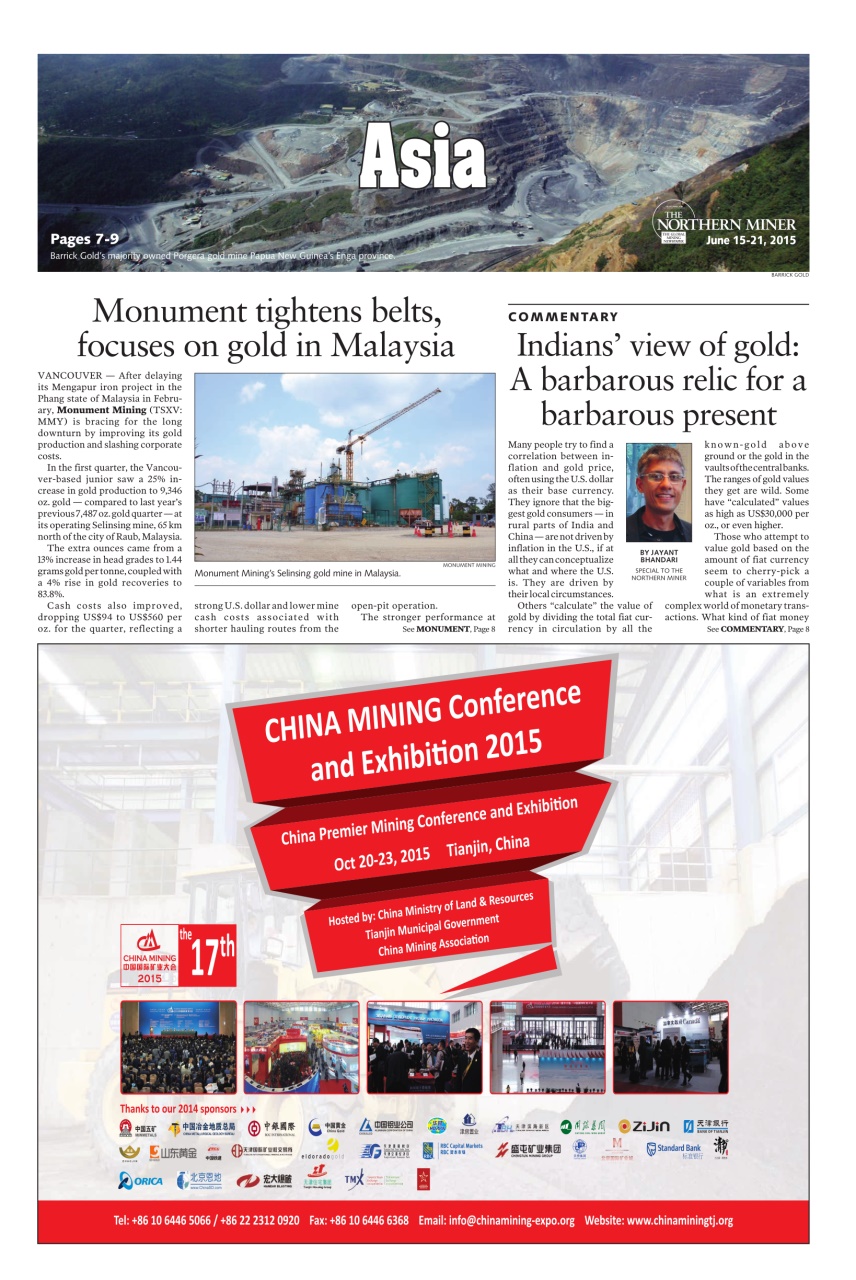 The Northern Miner Preview Pages
